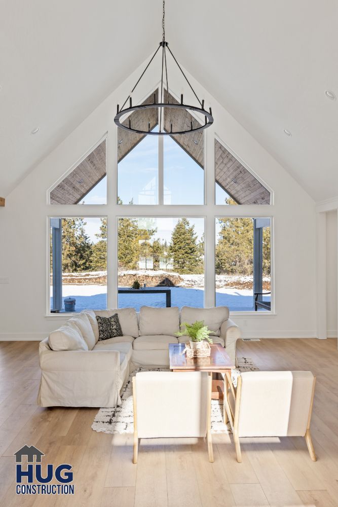 Interior photo of the sunny sitting room.