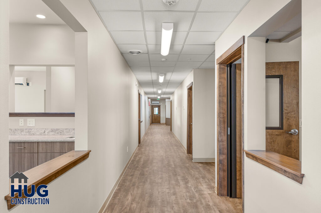 Interior shot of the hallway.