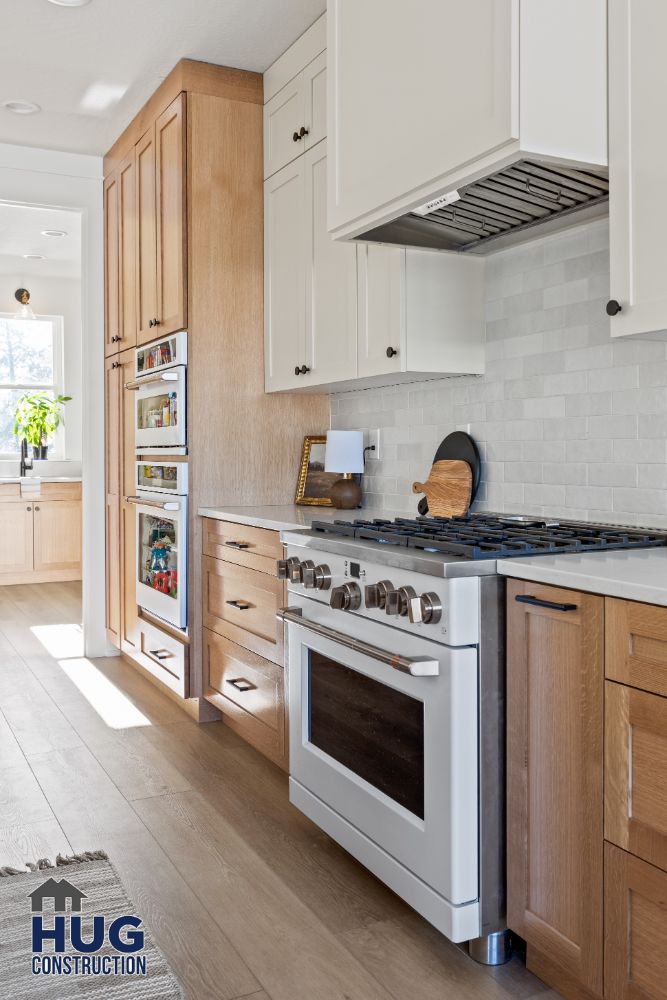 Interior photo of the kitchen.