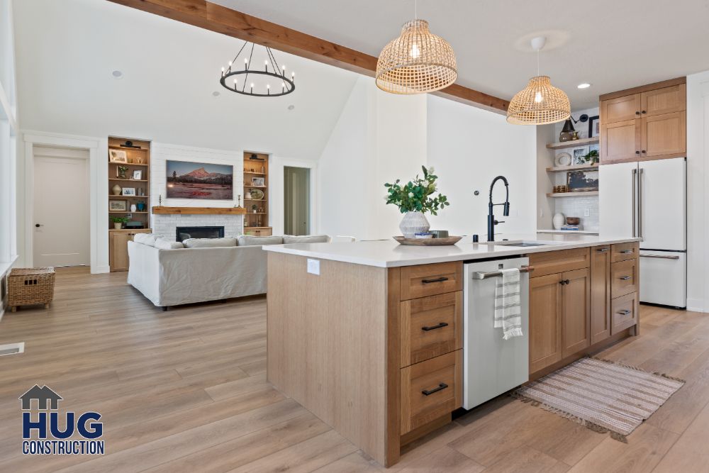 The Ridge At Hangman. Interior photo of the kitchen.