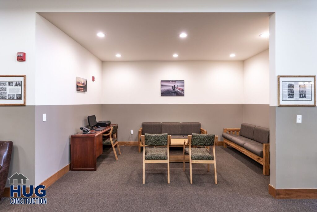 Interior shot of waiting area.