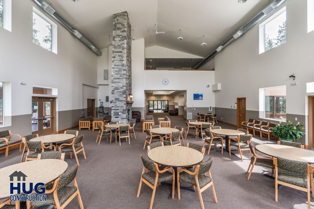 Ross Point Conference Center. Interior shot of meeting area.