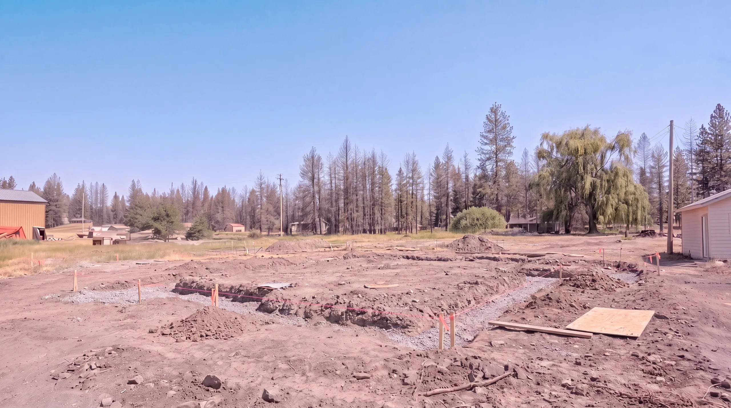 HUG Construction home building step 1: site preparation