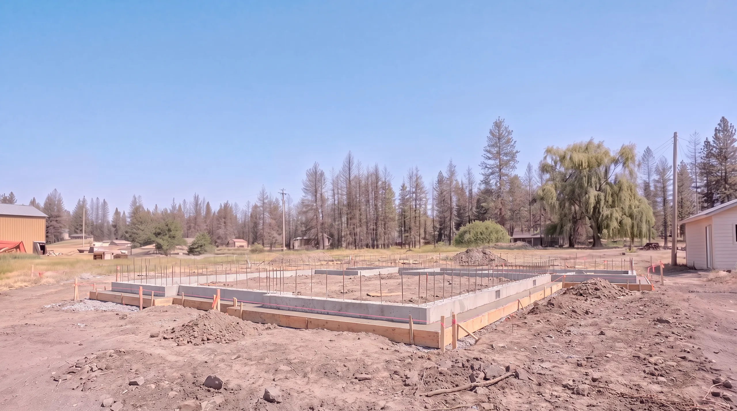 HUG Construction home building step 2: foundation