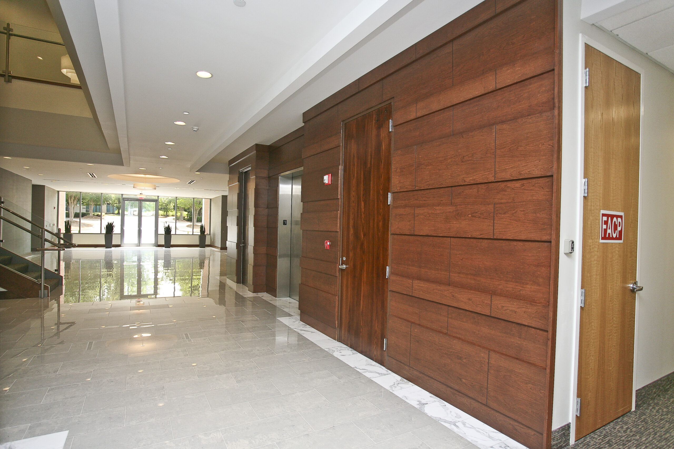 Commercial office upfit completed by HUG Construction in the Triangle, North Carolina