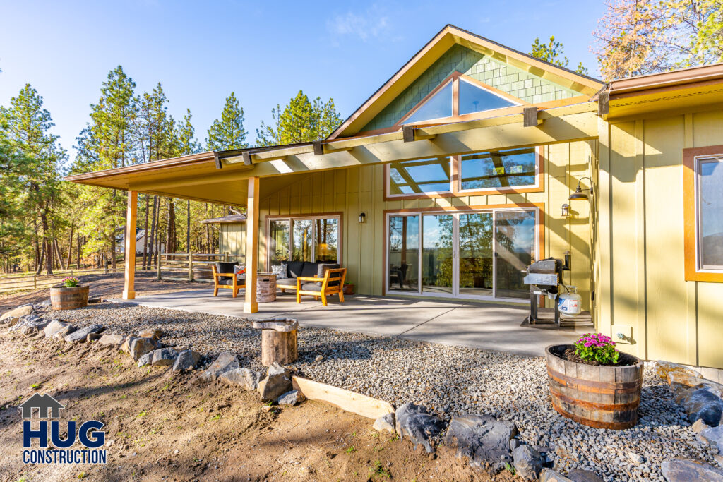 Cedar Rim. Exterior shot of custom home.