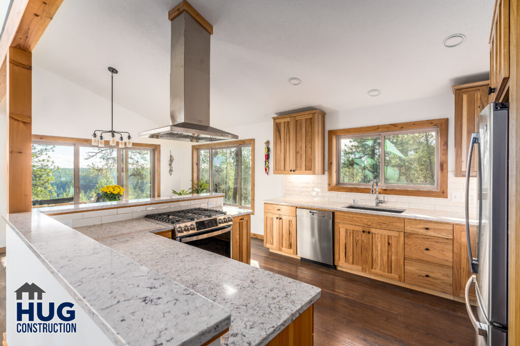 Cedar Rim. Interior shot of kitchen.