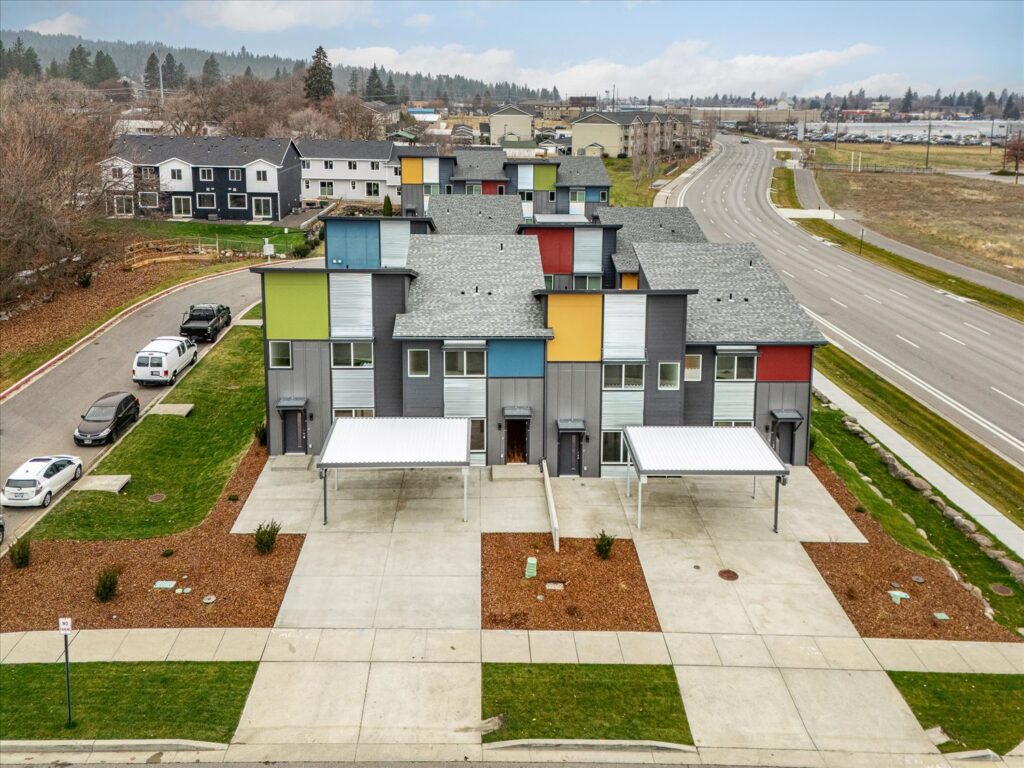 Commercial-88. Multi-Family Dwelling. Aerial exterior photo buildings.