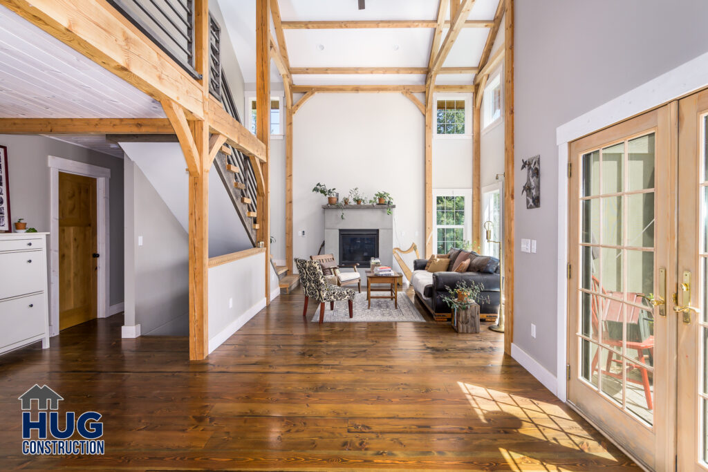 Interior photo of hallway.