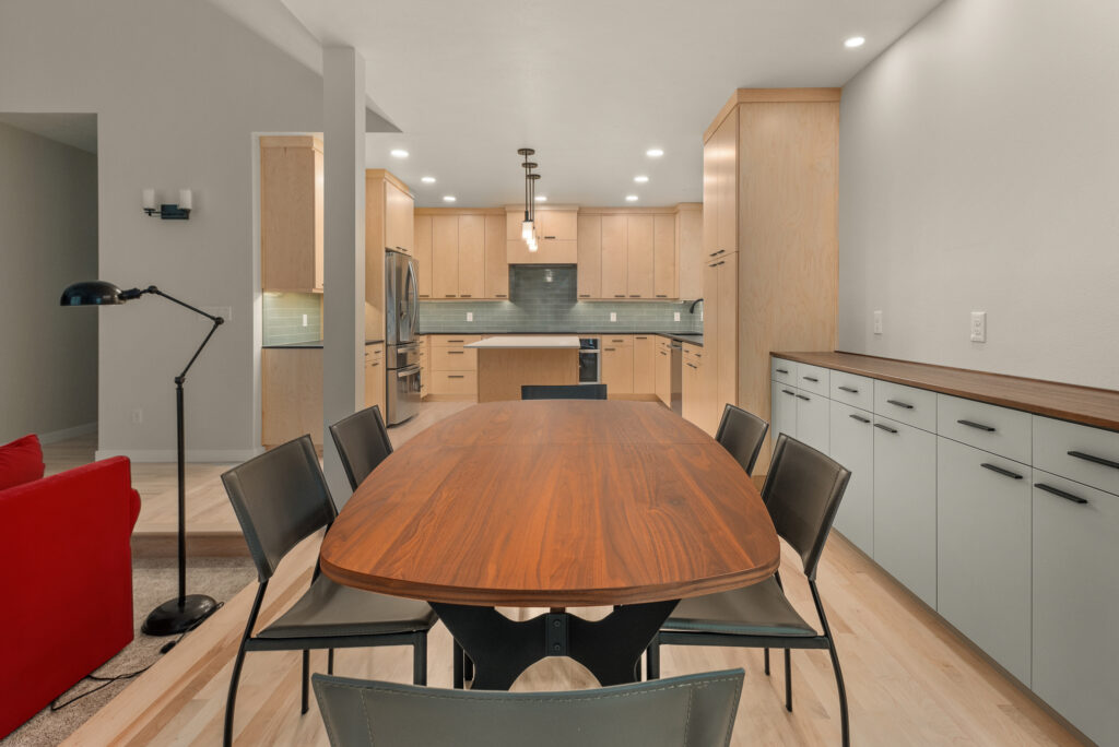 Kitchen-Remodel-80. Interior image of dining area.