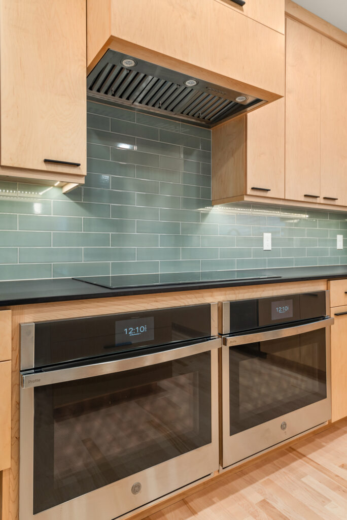 Kitchen-Remodel-80. Interior image of kitchen dual ovens.