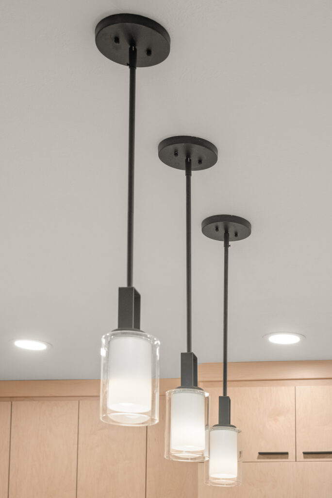 Kitchen-Remodel-80. Interior image of light fixtures.