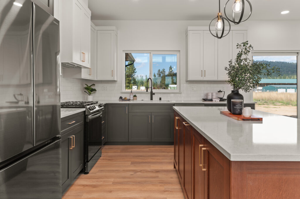 Interior shot of the kitchen.