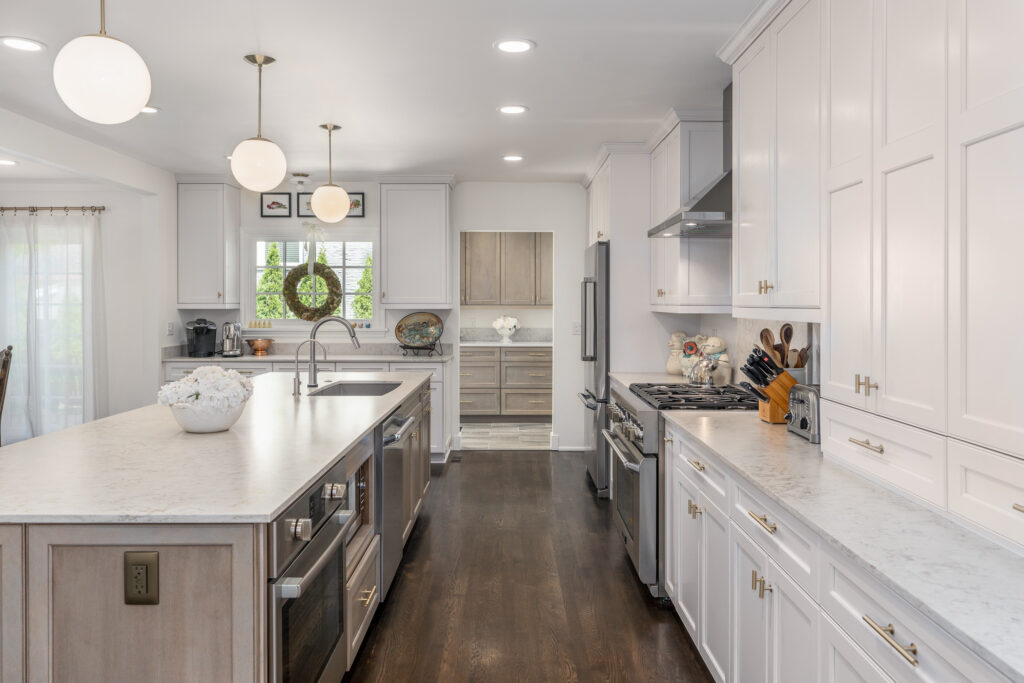 Full Home Remodel. Interior shot of kitchen.