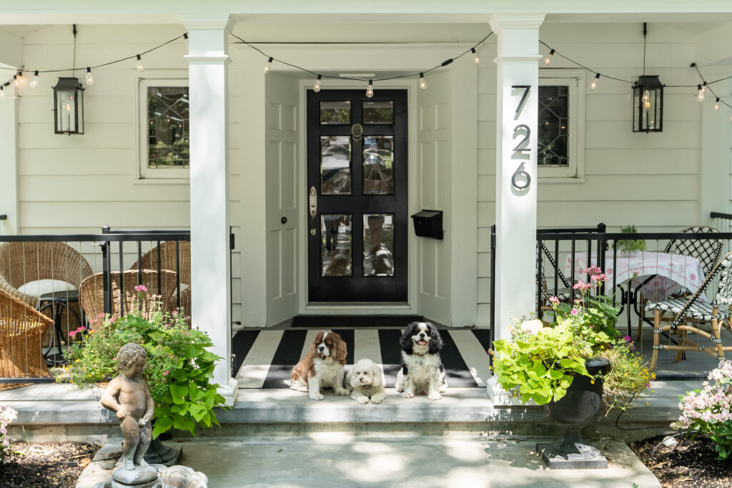 21st Ave Full Home Remodel. Exterior shot of the front entrance.