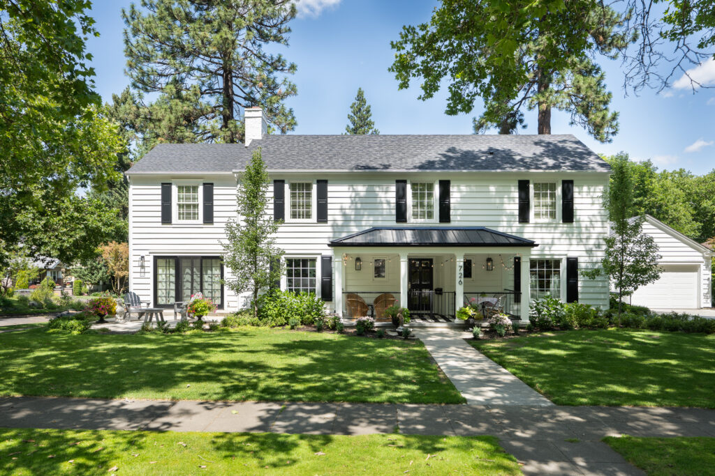 21st Ave Full Home Remodel. Exterior shot of front of house.