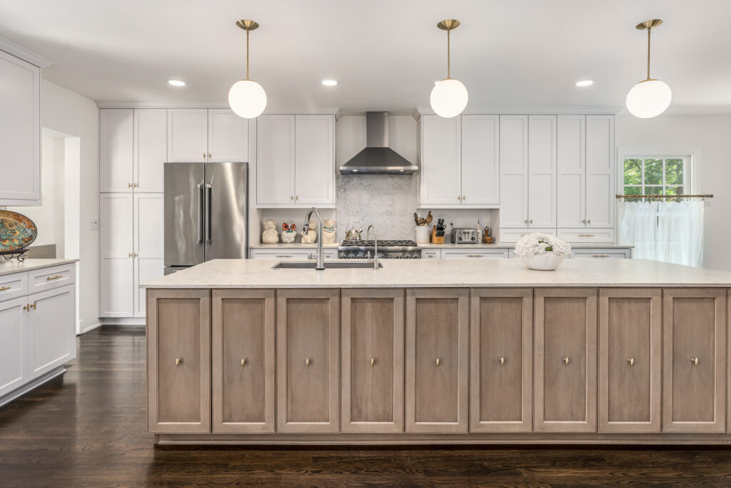 Full Home Remodel. Interior shot of kitchen.