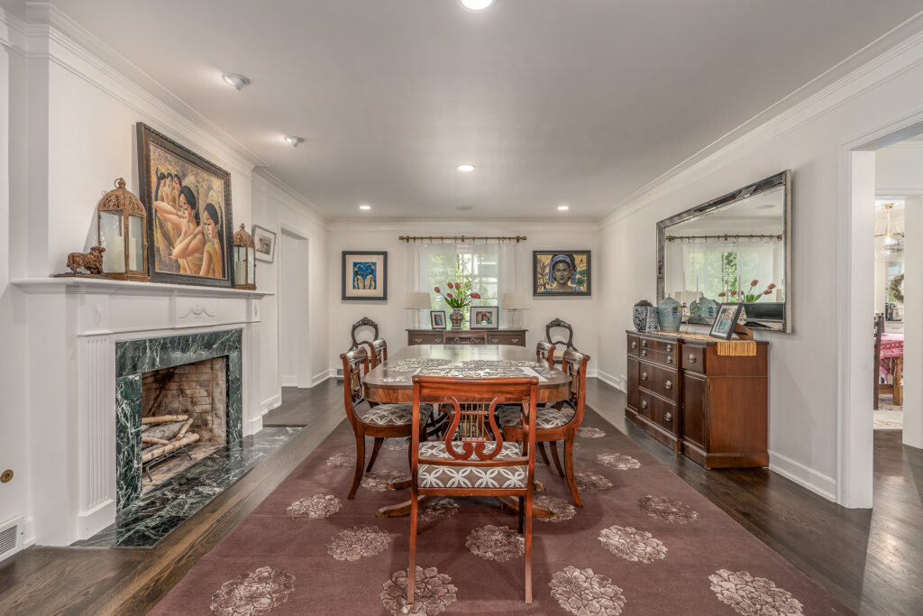 21st Ave Full Home Remodel. Interior shot of dining room.