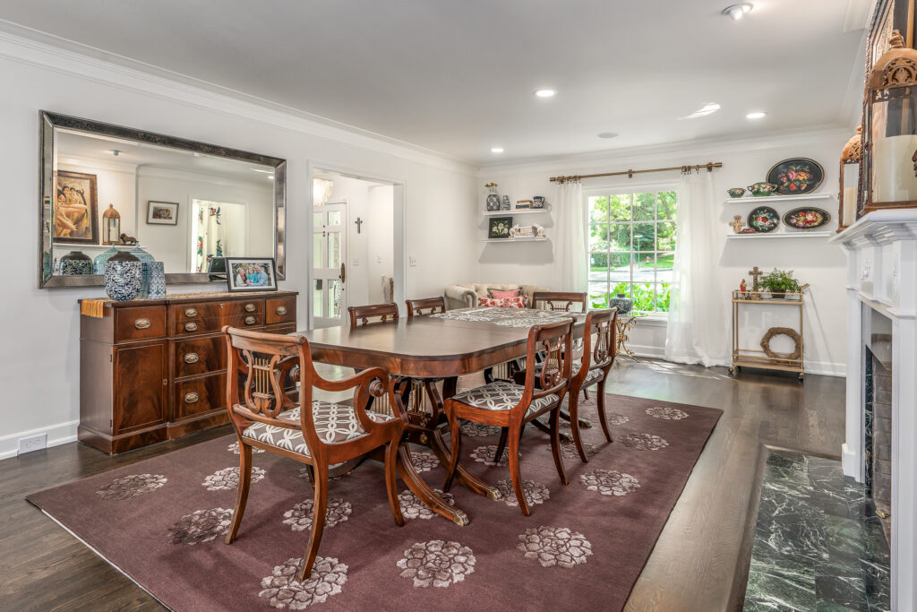 21st Ave Full Home Remodel. Interior shot of dining room.