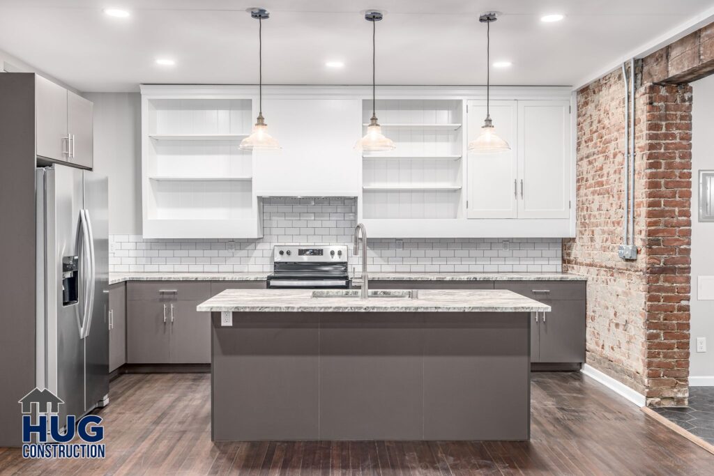 First Ave Apartment Remodel. Interior shot of kitchen.