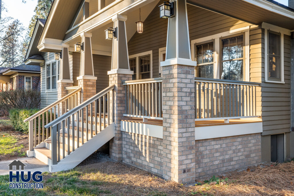 19th Ave. New porch remodel. Exterior photo of remodeled porch.