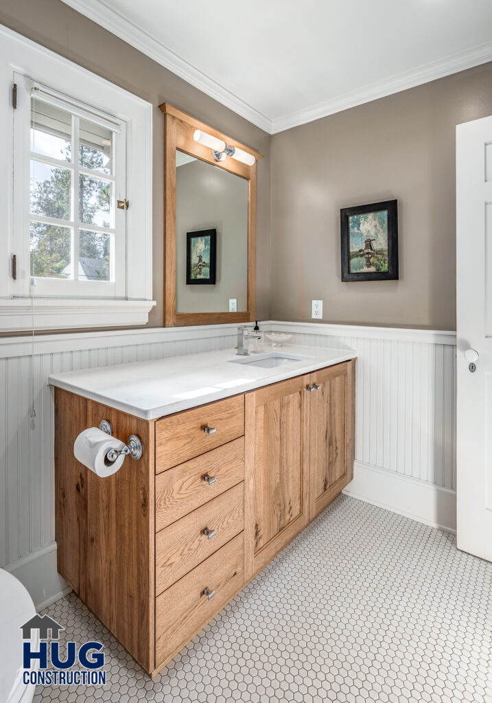 22nd Ave Kitchen and Bathroom Remodel. Interior photo of bathroom vanity.