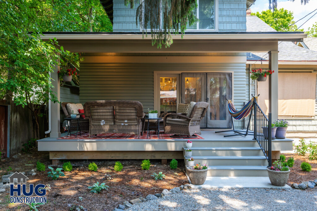 25th Ave Home Remodel. Exterior photo of the front porch.