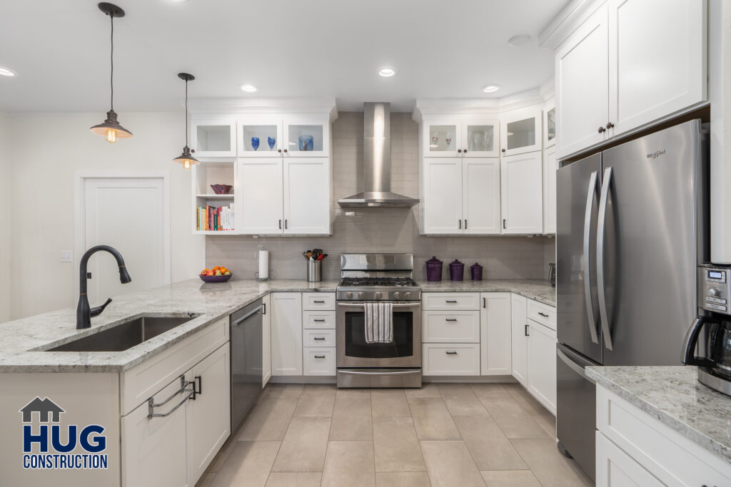 25th Ave Home Remodel. Interior photo of the kitchen with appliances.