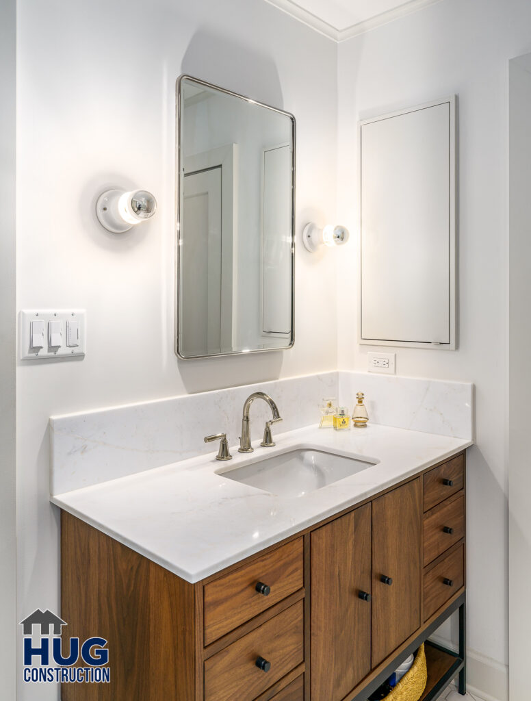 Interior Remodel. Interior photo of bathroom vanity.