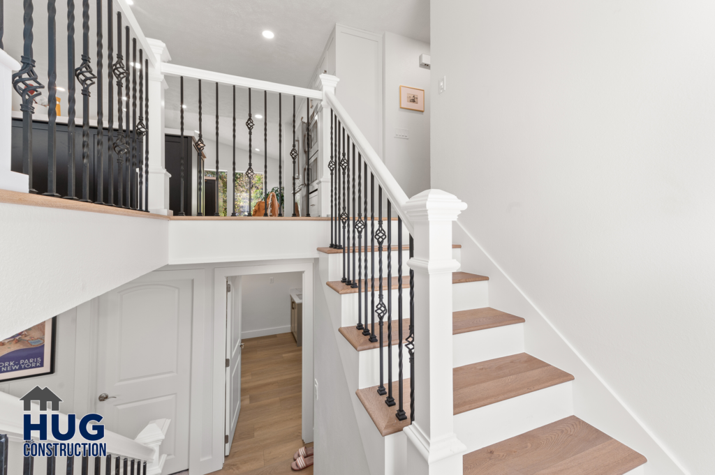 South Pittsburg Addition and Kitchen Remodel. Interior photo of stairway.