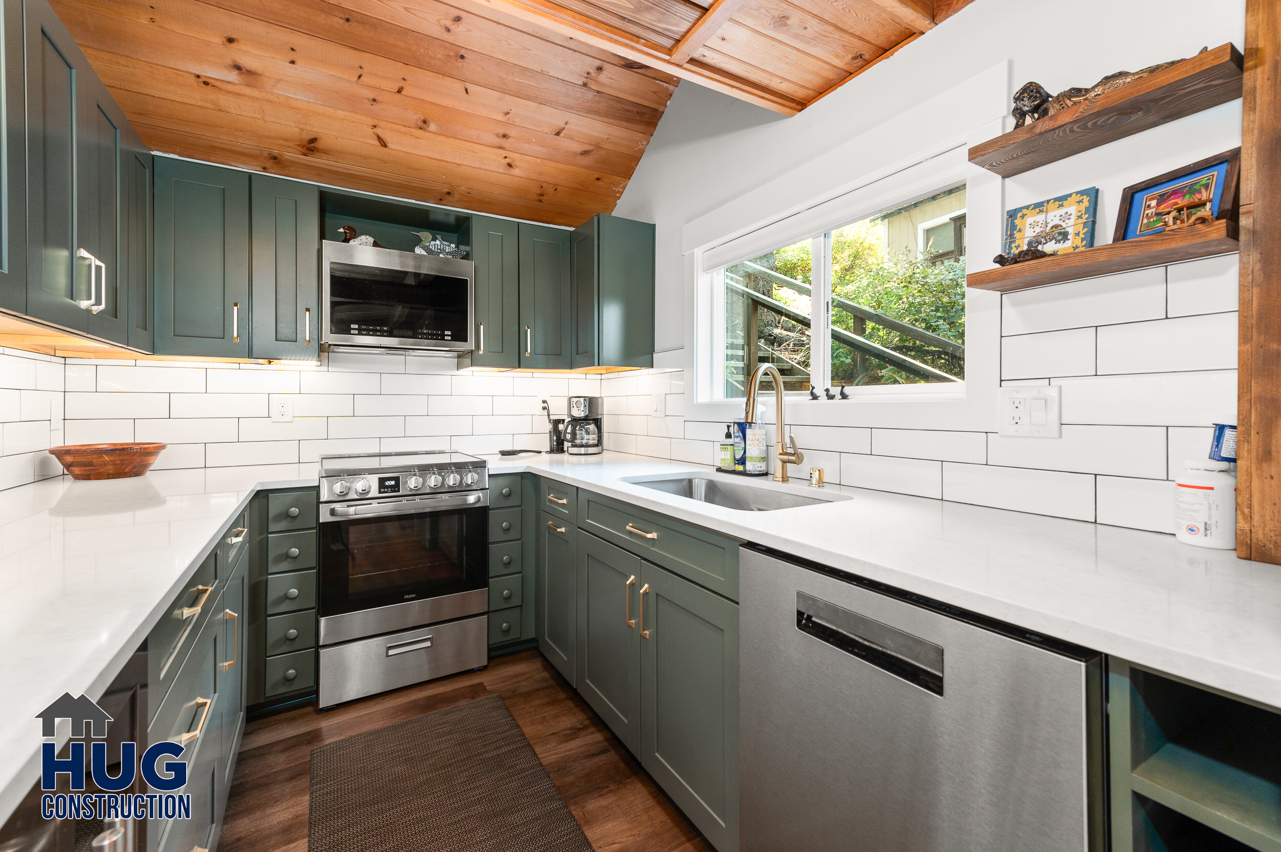 Remodel and New Deck. Interior photo of kitchen.