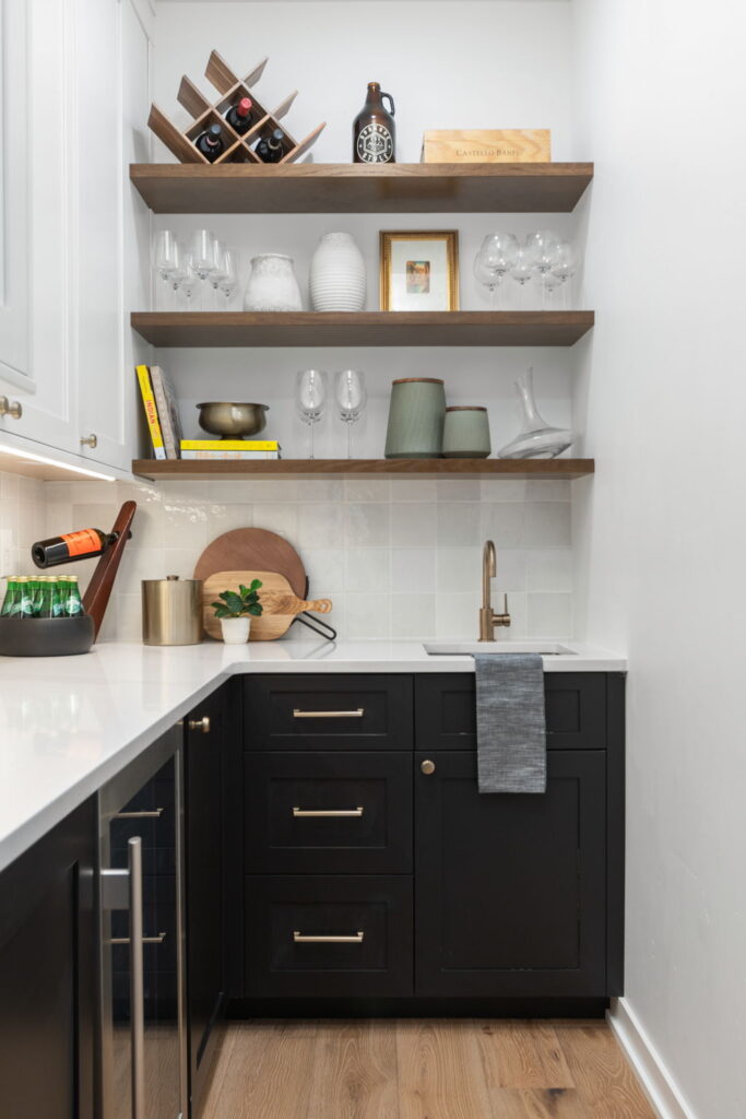 24th Ave Kitchen and Addition Remodel. Photo of wet bar.