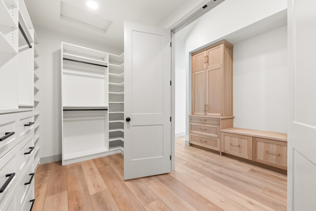 Luxury Custom Home Bedroom walk-in closet.